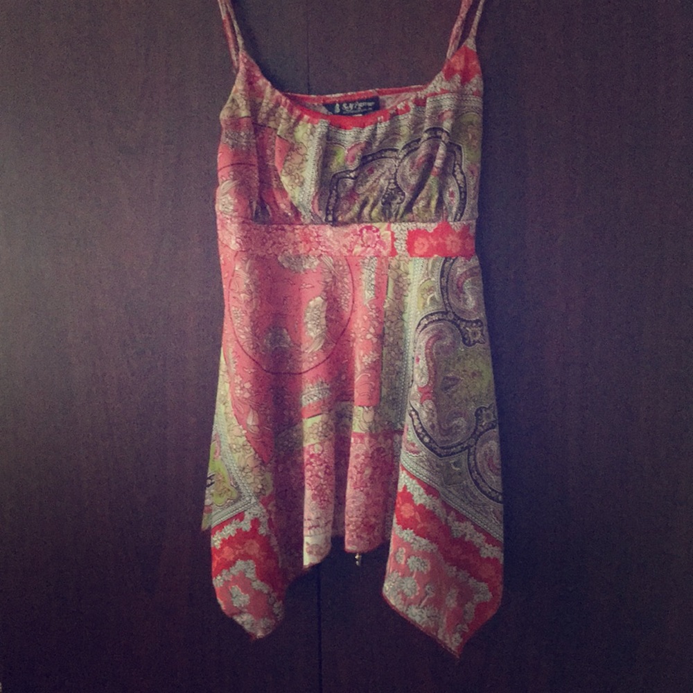 Self Esteem spaghetti strap shirt size L
